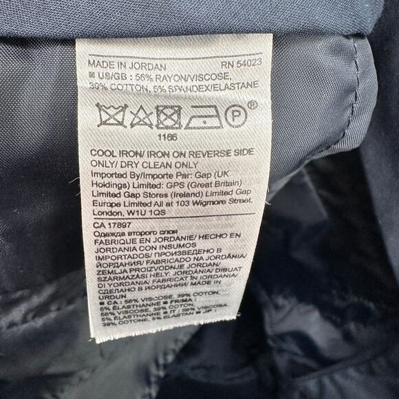 BANANA REPUBLIC Navy Side Stripe Sloan Pant 445688 // 0 - Picture 10 of 11